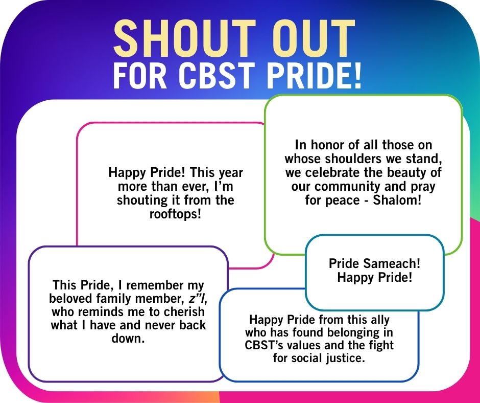 CBST Pride Shout Out